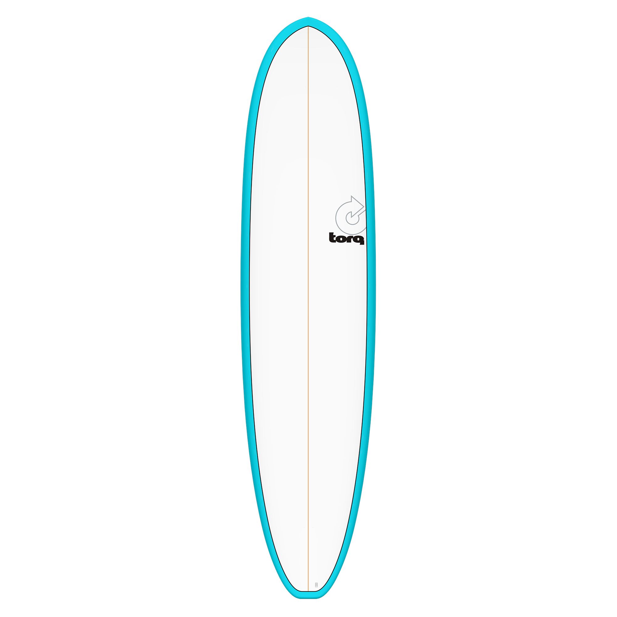 Surfboard TORQ TET 8.2 V+ MOD Fun Blau Pinline